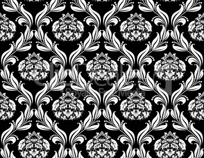 seamless damask pattern