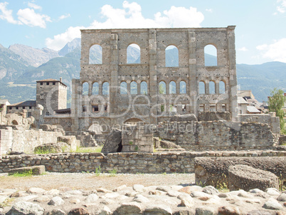 Roman Theatre Aosta