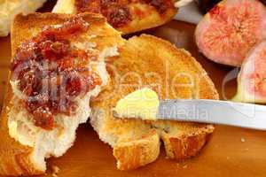 Fig Jam Toast