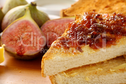 Fig Jam On Toast