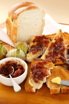 Rustic Fig Jam And Bread