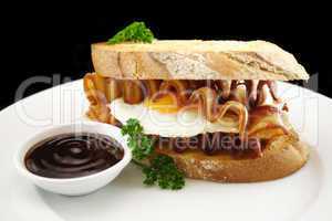 Bacon And Egg Sandwich