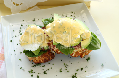 Egg And Bacon Benedict