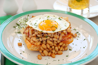 Baked Beans And Egg