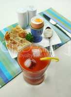 Tomato Juice And Egg