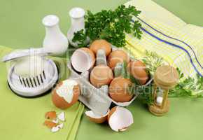 Boiled Eggs With Herbs
