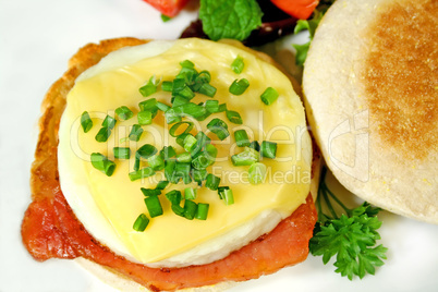 Egg Bacon And Cheese Muffin