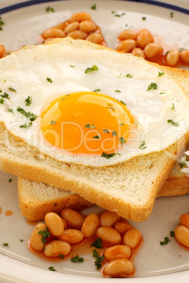 Parsley On Egg