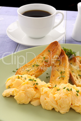 Scrambled Eggs And Coffee