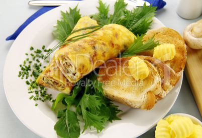 Rolled Omelette