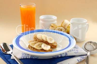 Weet Bix With Bananas