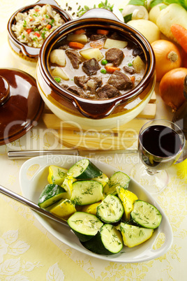 Beef Stew With Zucchini
