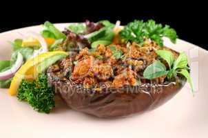 Stuffed Aubergine