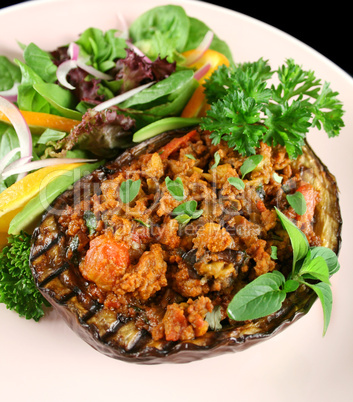 Stuffed Aubergine