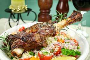 Lamb Shank And Couscous