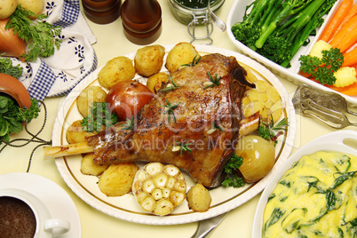 Baked Leg Of Lamb