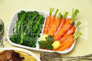 Broccolini And Carrots
