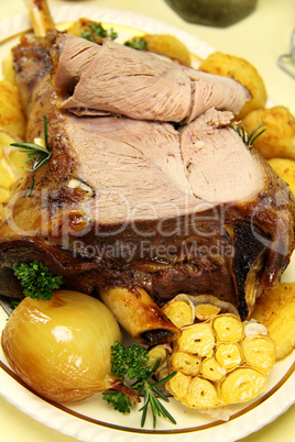 Baked Leg Of Lamb