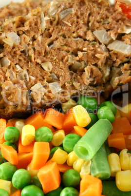 Meatloaf And Vegetables 2