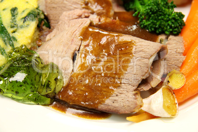 Sliced Lamb Leg