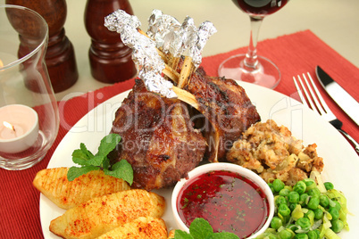 Roasted Rack Of Lamb