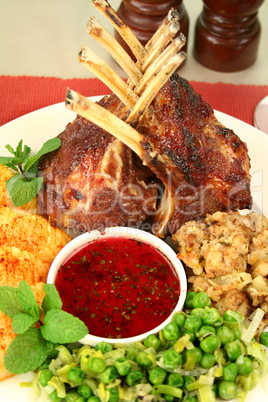 Roasted Lamb Rack