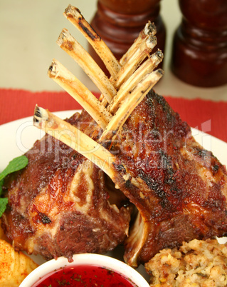 Roasted Rack Of Lamb