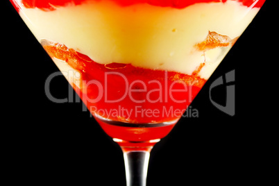 Apricot Trifle In A Glass
