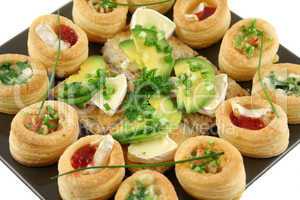 Camembert Bites And Vol Au Vonts