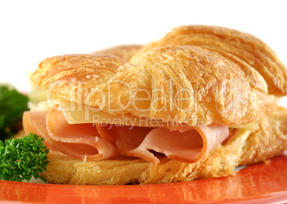 Ham And Cheddar Croissant