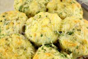 Cheese And Spinach Scones