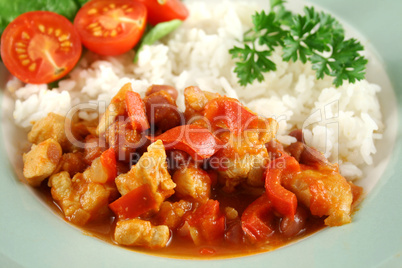 Chicken And Lentil Stew With Rice 3