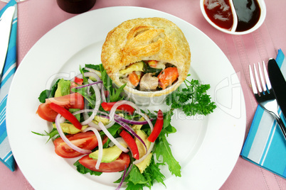 Chicken And Vegetable Pie