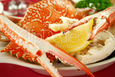 Cracked Crab And Lemon