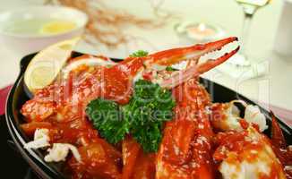 Cracked Crab In Tomato Sauce