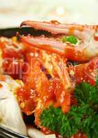 Crab In Tomato Sauce