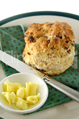 Date Scone With Butter 2