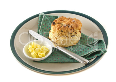 Date Scone With Butter 3