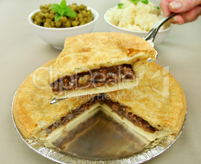 Family Size beef Pie