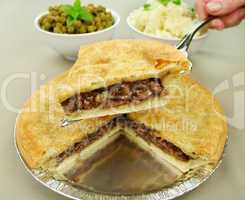 Family Size beef Pie