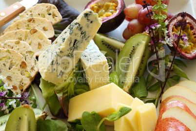 Fruit And Cheese Platter