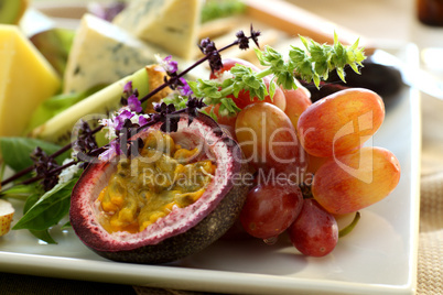 Passionfruit And Grapes