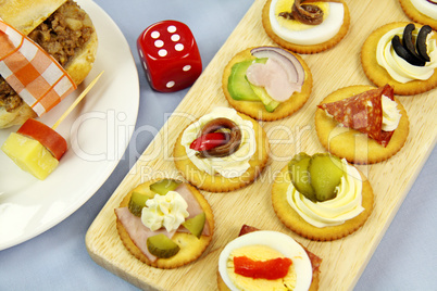 Dice And Finger Food