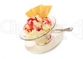 Ice Cream With Topping