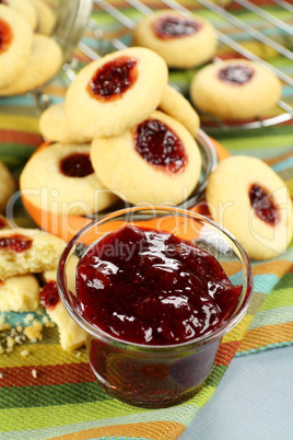 Strawberry Jam And Biscuits