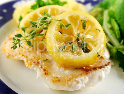 Pan Fried Perch And Lemon