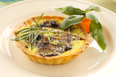 Mushroom Quiche