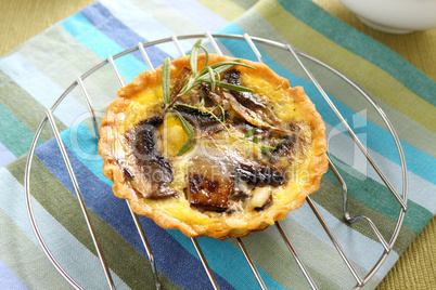 Mushroom Quiche