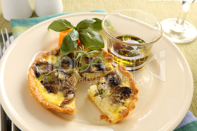 Mushroom Quiche