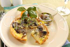 Mushroom Quiche